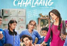 The official poster of the film Chhalaang