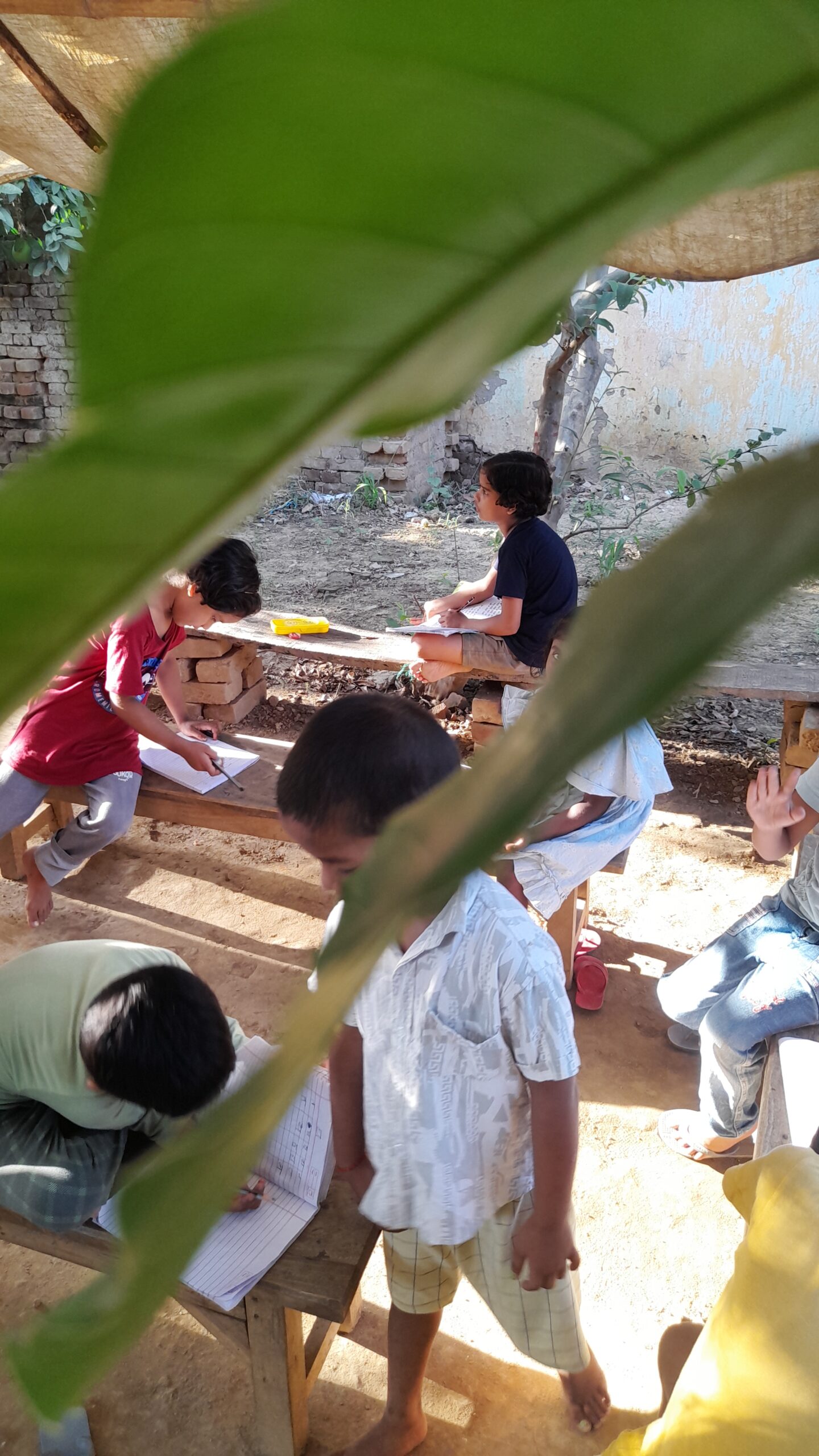 Outdoor learning at Shiksha Swaraj Centre