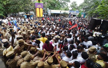 nti cab protest india students