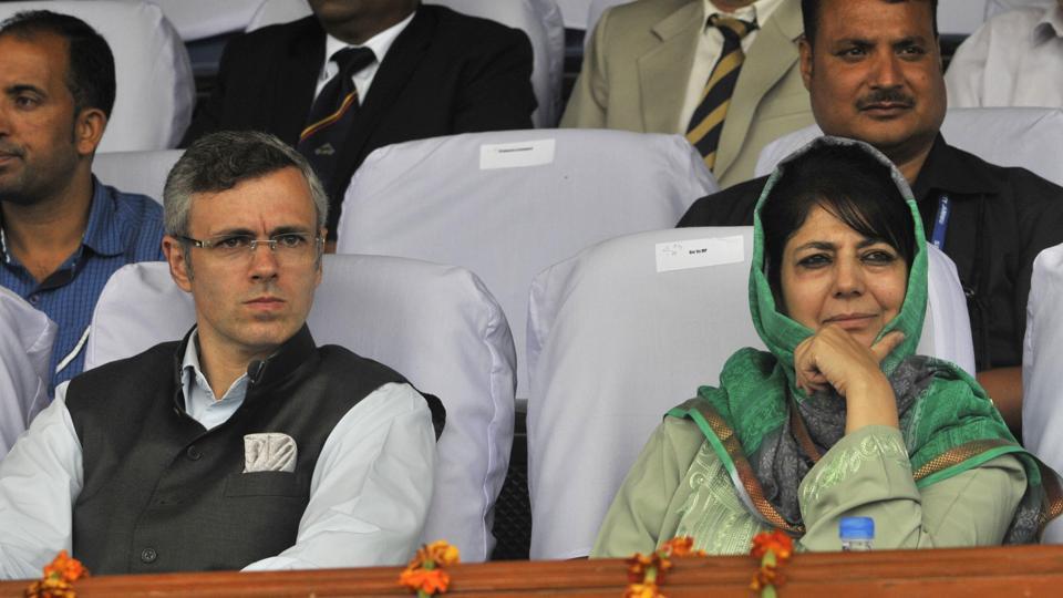 National Conference leader Omar Abdullah and Peoples Democratic Party President Mehbooba Mufti. National Conference leader Omar Abdullah and Peoples Democratic Party President Mehbooba Mufti.