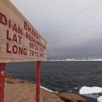 Bharati Indian research station in Antarctica.