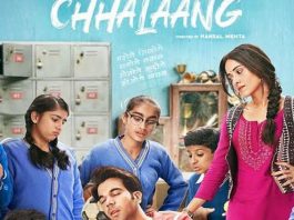 The official poster of the film Chhalaang
