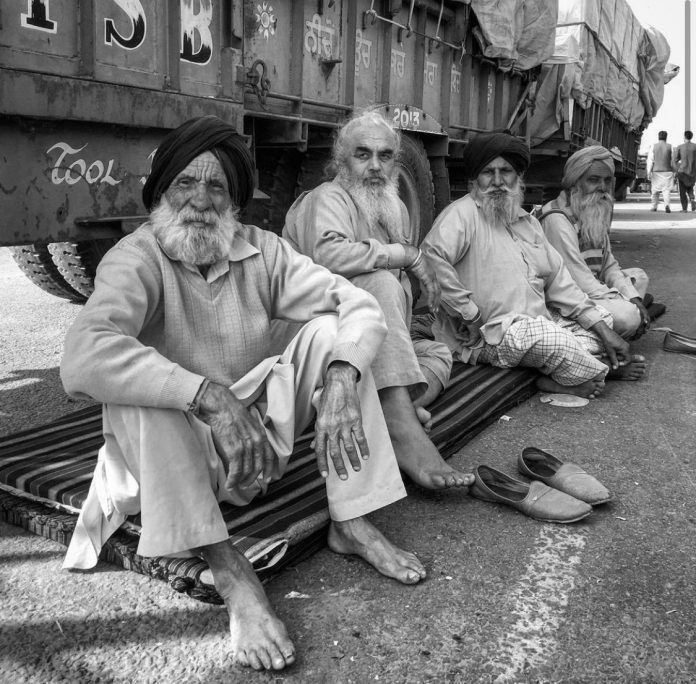 farmers protest