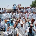 Farmers protesting against the recently passed farm laws.