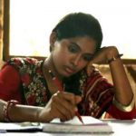 Malko, a government school teacher from the film 'Newton' performing her duties at an election booth in Chhattisgarh.