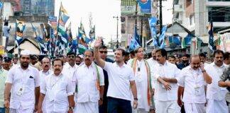 Rahul Gandhi reached Kerala's Thiruvananthapuram as part of Congress party's Bharat Jodo Yatra campaign. (Photo: Twitter/@INCIndia)