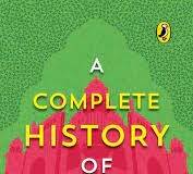 BOOK COVER/ A COMPLETE HISTORY OF INDIA